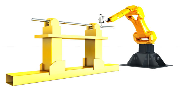 Machine de découpe laser 3D Robot avec type de support