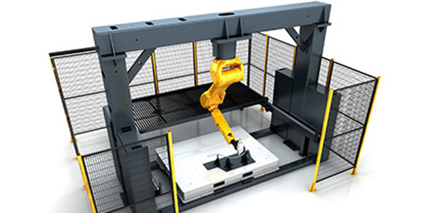 Machine de découpe laser robot 3D avec structure de portique