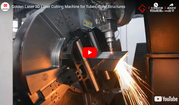 Machine de découpe laser 3D Golden Laser pour tubes, structures en acier