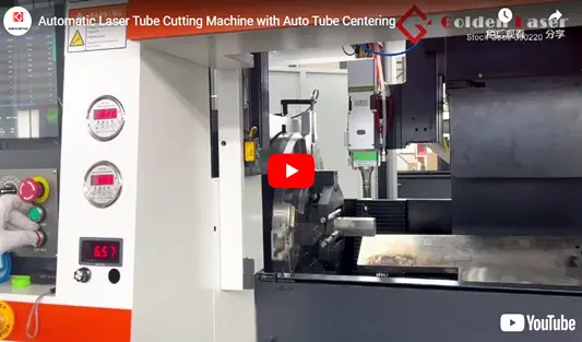 Machine de découpe de tubes laser avec le résultat du centrage automatique du tube Coupe de précision
