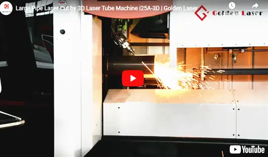 Machine de découpe laser tube 3D pour coupe de tuyaux de grand diamètre